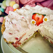 Load image into Gallery viewer, Valentine's dessert: strawberry cream cheese pie from the Flaky Apple Pie Co. Gluten Free pie available