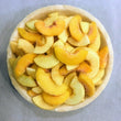 Load image into Gallery viewer, Make dessert a breeze with our ready-to-bake Peach Apple Crumb Pie from Flaky Apple Pie Company. Delight your friends and family with this effortless, delicious treat that you baked!
