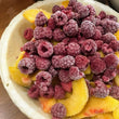 Load image into Gallery viewer, Peach and raspberry (peach melba) pie from award winning flaky apple pie co