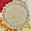 Load image into Gallery viewer, Make dessert a breeze with our ready-to-bake Peach Melba Pie from Flaky Apple Pie Company. Delight your friends and family with this effortless, delicious treat that you baked!
