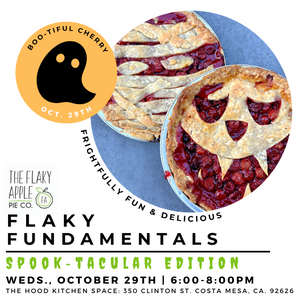 Halloween baking class by the flaky apple pie co