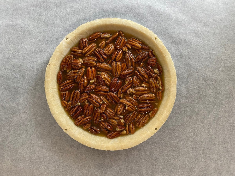 Purchase this ready to bake Gluten Free Pecan Pie from the Flaky Apple Pie Company and wow all your friends with your baking skills this Holiday Season.