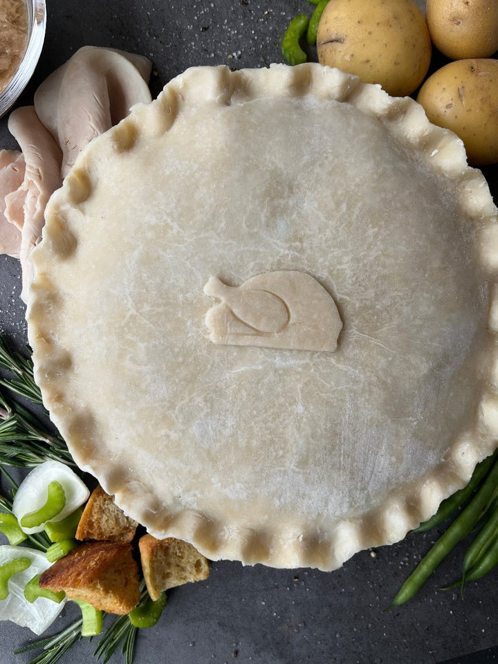 Make Thanksgiving easy with our Thanksgiving Dinner Pie from the Flaky Apple Pie Company and wow all our friends with your baking skills this Holiday Season.