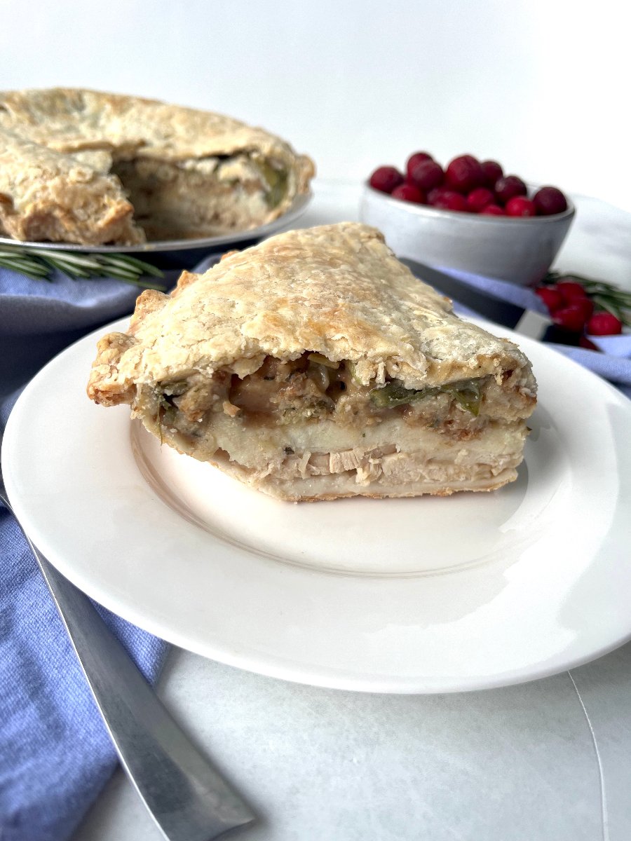 Make Thanksgiving easy with our Thanksgiving Dinner Pie from the Flaky Apple Pie Company and wow all our friends with your baking skills this Holiday Season.