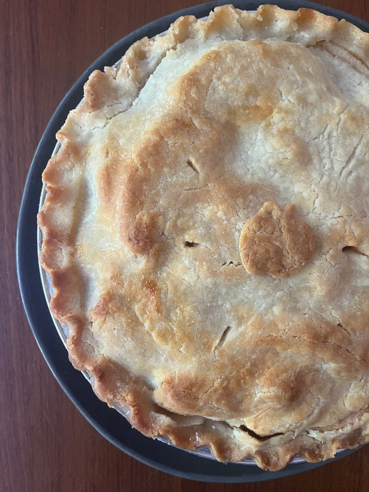 Make Thanksgiving a breeze with our ready-to-bake Gluten Free Apple Pie from Flaky Apple Pie Company. Delight your guests with this effortless, delicious holiday treat that you baked!
