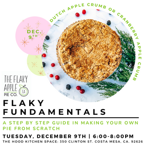 holiday pie baking class from the flaky apple pie co
