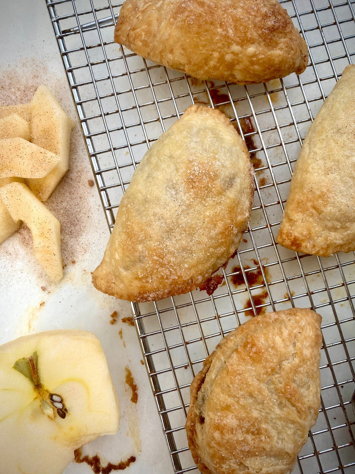 Purchase the ready to bake Apple Turnovers  from the Flaky Apple Pie Company and wow all our friends with your baking skills this Holiday Season.