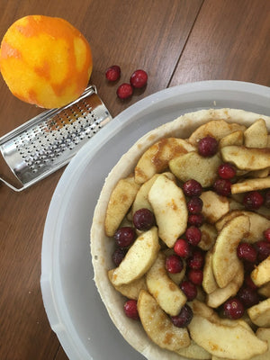 Purchase the ready to bake Cranberry Apple Crumb Pie from the Flaky Apple Pie Company and wow all our friends with your baking skills this Holiday Season.