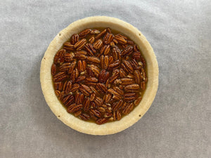 ready to bake pecan pie from the flaky apple pie co